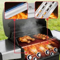 Broil King Baron Regal Grill Parts Heat Plates Burner Tubes Stainless 9221-64