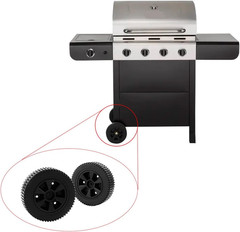 G437-0037-W1 Grill Wheels Replacement Parts for Charbroil Wheels Gas2Coal 463344