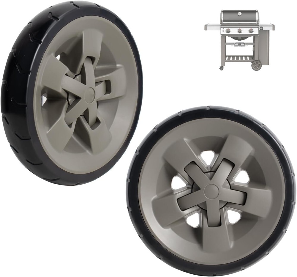 8-Inch Wheels for Weber genesis II Grill & Genesis II LX 300 200 400 600 Series