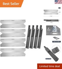 Grill Parts Heat Plates and Burners Replacement for Jenn Air 720-0062, 720-00…