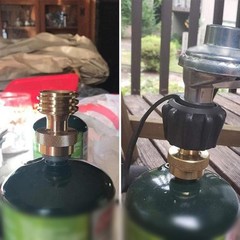 High quality Solid Brass Propane Tank Adapter for Grill Bottle Conversion