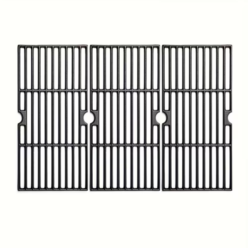 3pk Cast Iron Grill Grate Replacement Part for Charbroil Advantage Grill
