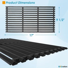 17″ Grill Grates and Emitter for Charbroil TRU Infrared 4-Burner 463255020