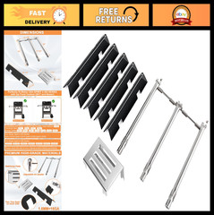 Replacement Grill Parts for Spirit II E310 E320 GS4 – Flavorizer Bars & Heat Def