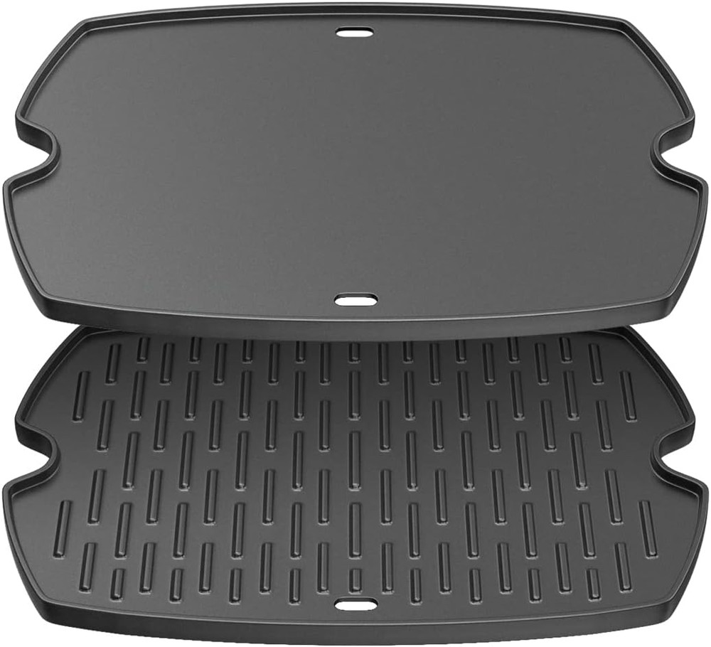 17″ Cast Iron Cooking Griddle for Weber Q1000 Q1200 Q1400 Q100 Q120 Q140 Grills