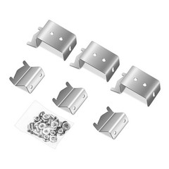 Stainless Steel Heat Plate Brackets, Burner Hanger Brackets Replacement for Char