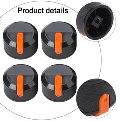 Electroplated Knobs for Cooking Set of 4 Stylish and Grill Accessories