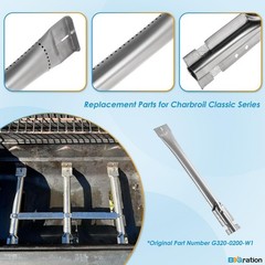 Grill Replacement Parts for 3-Burner Classic Gas Grills – Fits Charbroil & Ameri