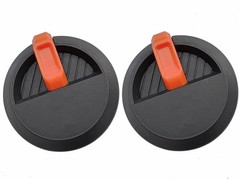 Firsgrill professional replacment 2.2 x x 1.5 inches, 2-Pack Black