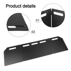 Windproof Plate for Camping Stoves Energy Efficient Design for Outdoor Cooking
