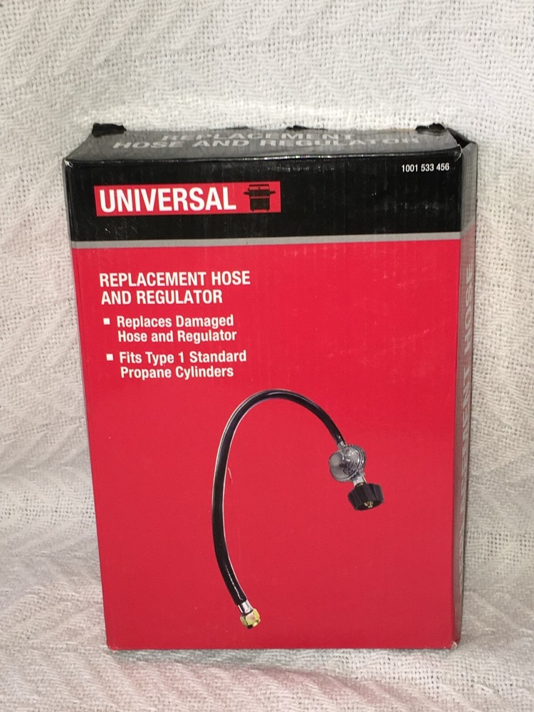 Universal Grill Replacement Hose And Regulator (1001 533 456) New Open Box