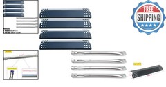 Top-Quality DG142 Gas Grill Parts: 4 Burners & Porcelain Heat Plates Included
