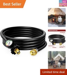 F273704 12 Ft Propane Heater Hose POL Fitting ..