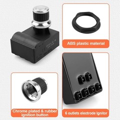 DHL-128-6Q Replacement Grille Lighter Pulse Lighter for Me8860