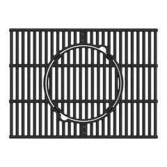 17.7 in X 24 In. Rectangle Multifunctional Porcelain-Coated Cast Iron Grilling G