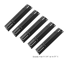 Universal Adjustable Grill Heat Plate Shield, Porcelain Steel Flavorizer Bar …