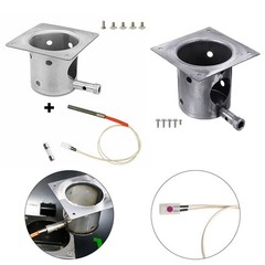 Stainless Steel Fire Burn Pot Upgrade for Traeger and Chef Pellet Grills