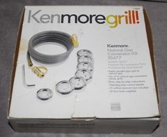 Kenmore Grill Natural Gas Conversion Kit 10477 +10ft Hose Open Box Possibly Used