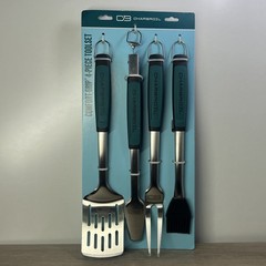 Char-Broil 4pc Comfort Grip Tool Heat Resistance Grill Cookware Set