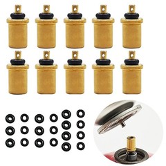 10 Pack Compact Gas Refill Adapters for Outdoor For Camping and Hiking Use