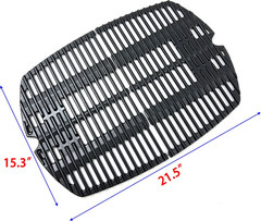 Cast Iron Cooking Grates for Q200 Q220 Q2000 Q2400 Grill 2 Pack