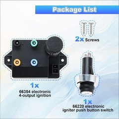 66354 66220 Grill Igniter Kits Compatible with Weber Genesis 45020001 45030001