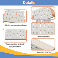 Ceramic Radiant Flame Tamer Replacement for Bakers & Chefs, SAMS & Turbo, Fiesta