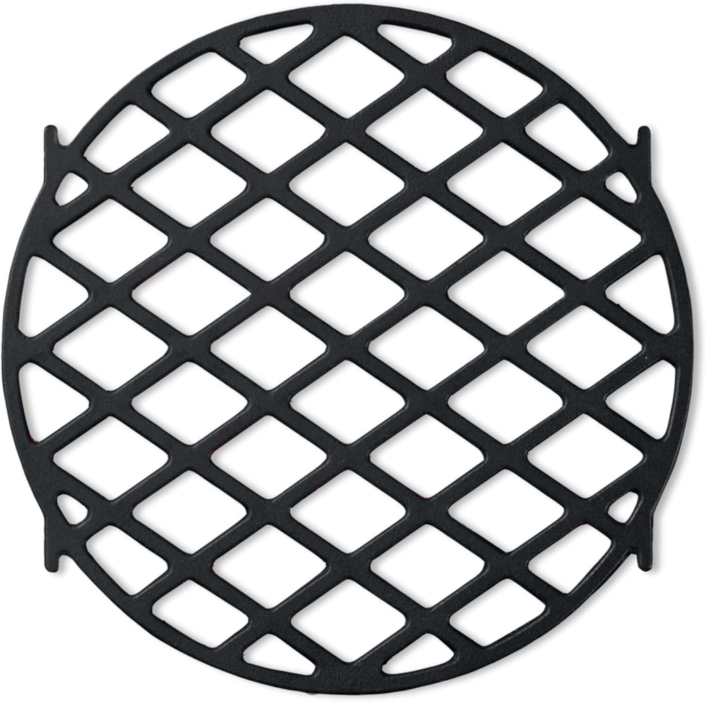 Gourmet BBQ System Sear Grate, Black – Porcelain‑Enameled Cast‑Iron for Perfect