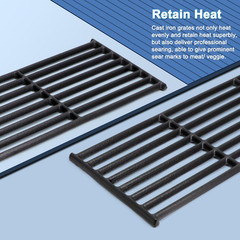 Broil King Baron 590 Replacement Grates, Burners & Heat Plates