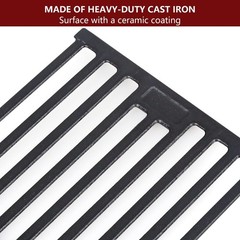 PCS Cast Iron Grill Grates Replacement 19 3/4 for Chargriller Models