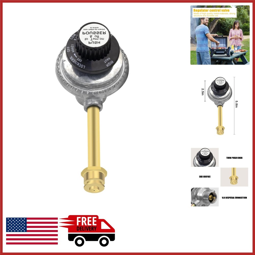 Charbroil Grill2Go X200 Regulator Valve Replacement for Liquid Propane