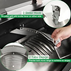 Flame Broiler Kit for Pit Boss 850 820 Series Pellet Grills For 800 Series