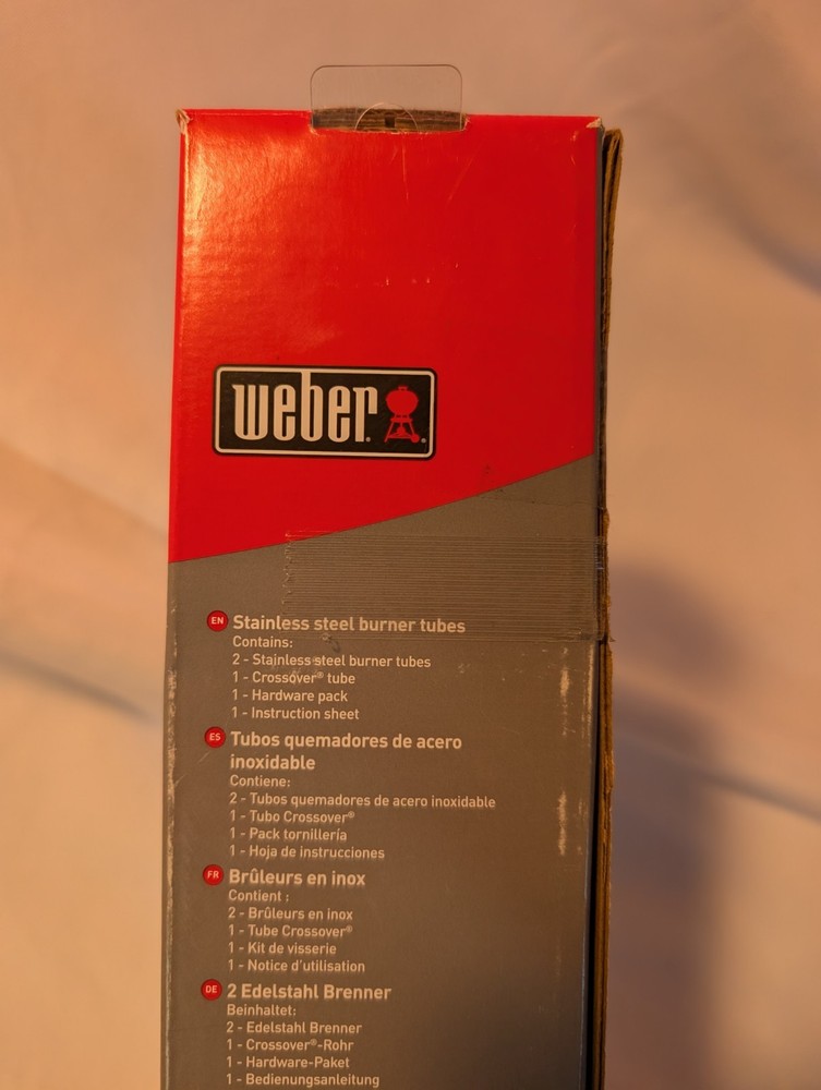 Weber 7507 Stainless Steel Burner Tubes for Spirit 500 or Genesis Silver