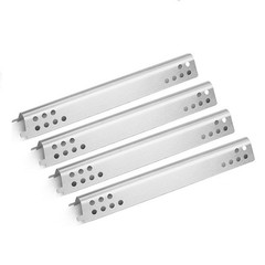 Quality Stainless Steel Heat Tents for 2 Burner Grill Easy Installation