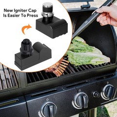 BQMAX Grill Igniter Kit for Oklahoma Joe’s Longhorn Combo 3 Burner Charcoal/Gas