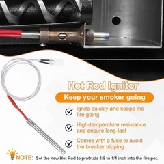 Replacement Parts Kit for Wood Pellet Grills – Auger Motor, Ignitor, Burn Pot, F