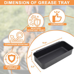70379 Grease Catch Pan Kit for Weber Drip Pans Weber GS4 Genesis II/II LX 400/60