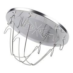 Foldable Stainless Steel Grill Rack Designed for Portable Barbecue Use