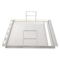 Stainless Steel Grill Plate Grill Griddle for Grill Replacement Part 48*34 cm