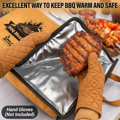 for Dad – 21in BBQ Blanket for Resting Meat 5 Layer Insulated Brisket Resting…