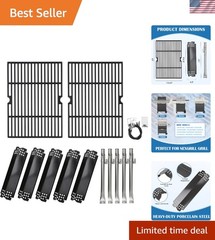 Grill Parts Kit for Nexgrill 720-0888 – Complete Set with Grates & Heat Plates