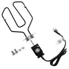 Universal 1650W Electric Smoker Heating Element Kit with Adjustable Thermostat –