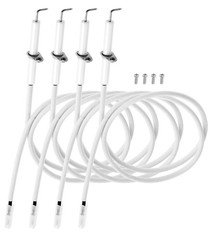 4PCS Grill Igniter Wire Kit, Ceramic Electrodes for Gas BBQ Grills, 27″ Length