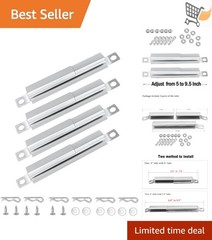 4 Pack Stainless Steel Grill Crossover Tubes Universal Gas Replacement for Ch…