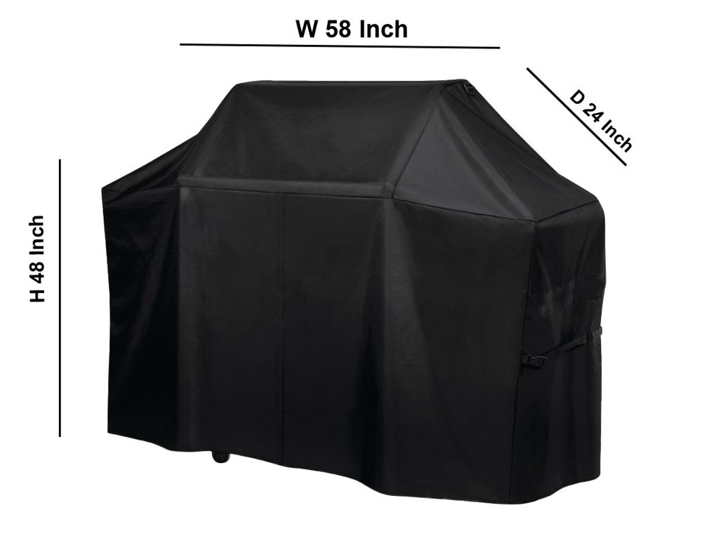 BBQ Grill Cover 58″ X 24″ X 48″ Suitable for Weber Oxford Fabric is Waterproof