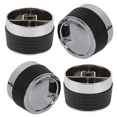 4x Grill Control Knobs Plastic & Silicone for Gas grills with D-stem