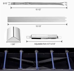 Charbroil Grill Burner 463365021 Crossover Tube Kit