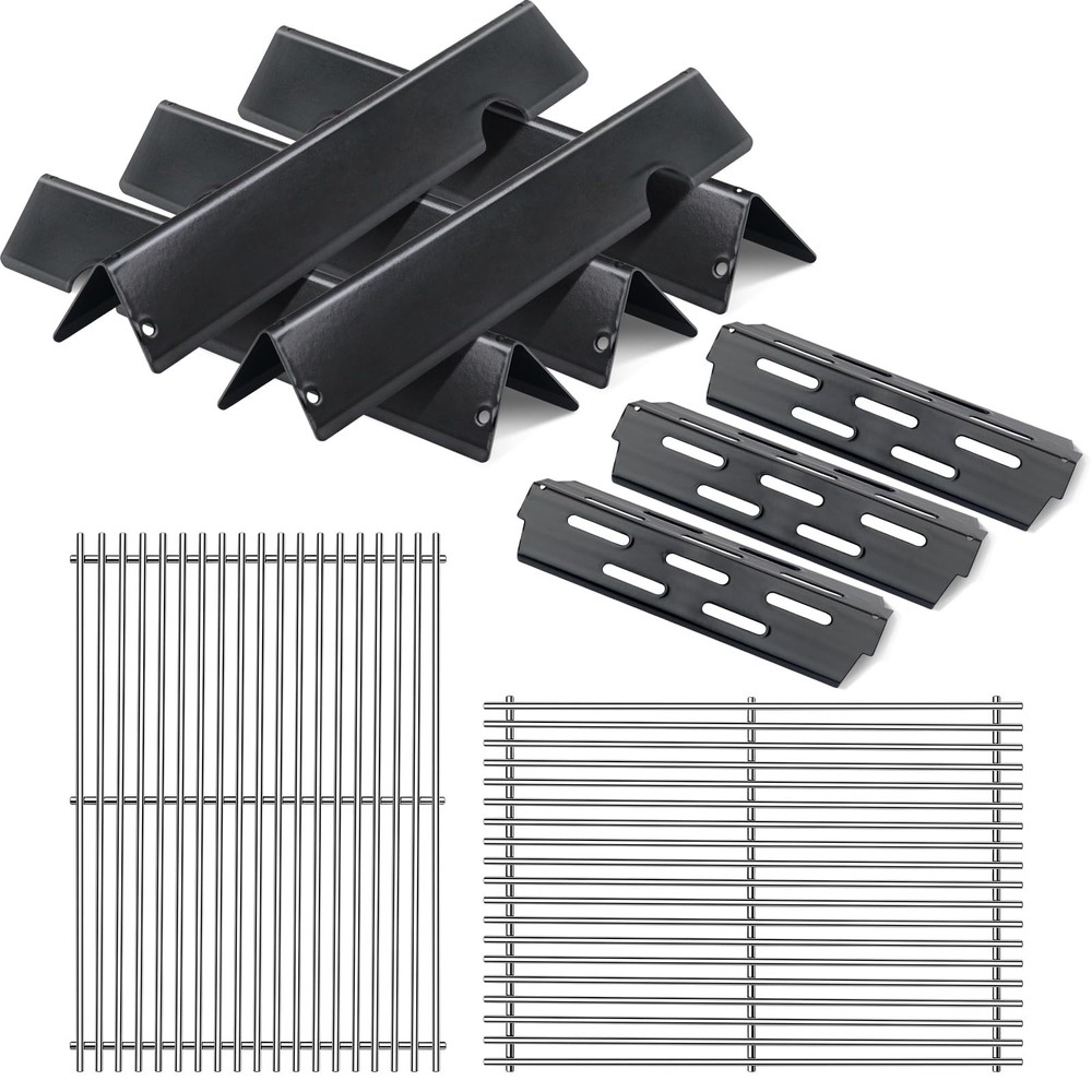 66095 Grill Grates with 66032 Flavorizer Bars for Weber Genesis 2 grill parts 30