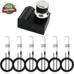 DHL-128-6Q Universal 6 Outlets Tact Push Button Grill Ignitor Kit for Home Depot