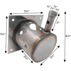 Backyard Pro Stainless Steel Fire Pot For Pellet Grills: PG0041-SS-AMP